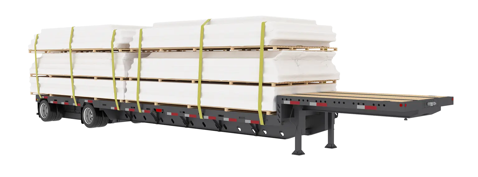 Step Deck Trailers for Panels