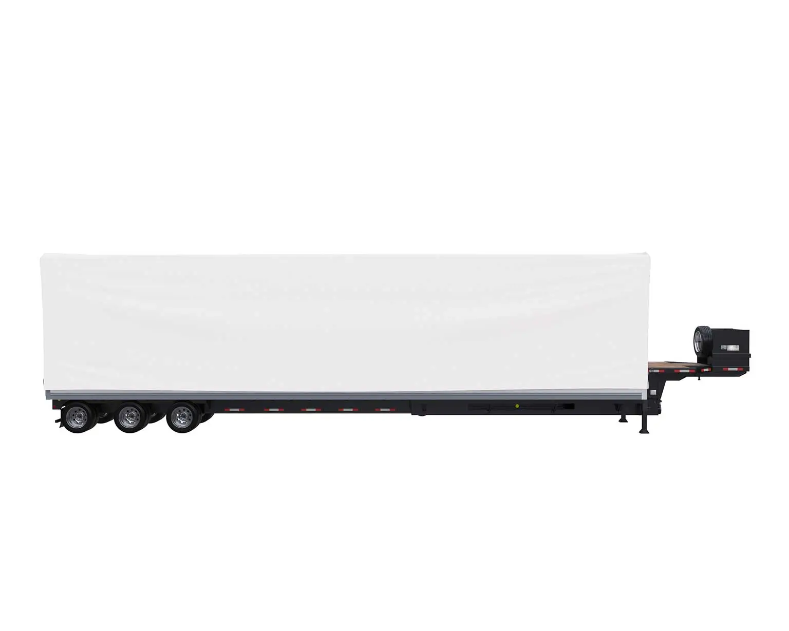 extendable hydraulic Semi Trailer Rear