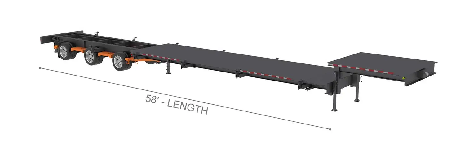 hydraulic carriers Semi Trailer Dimensions