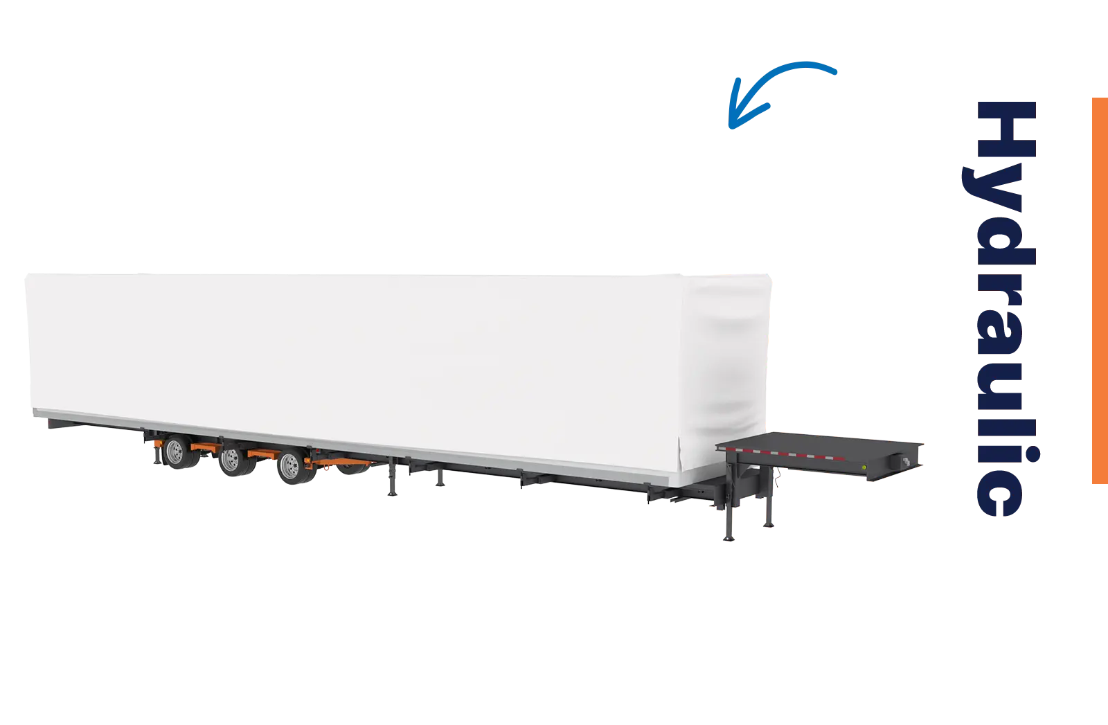 hydraulic trailer for modular