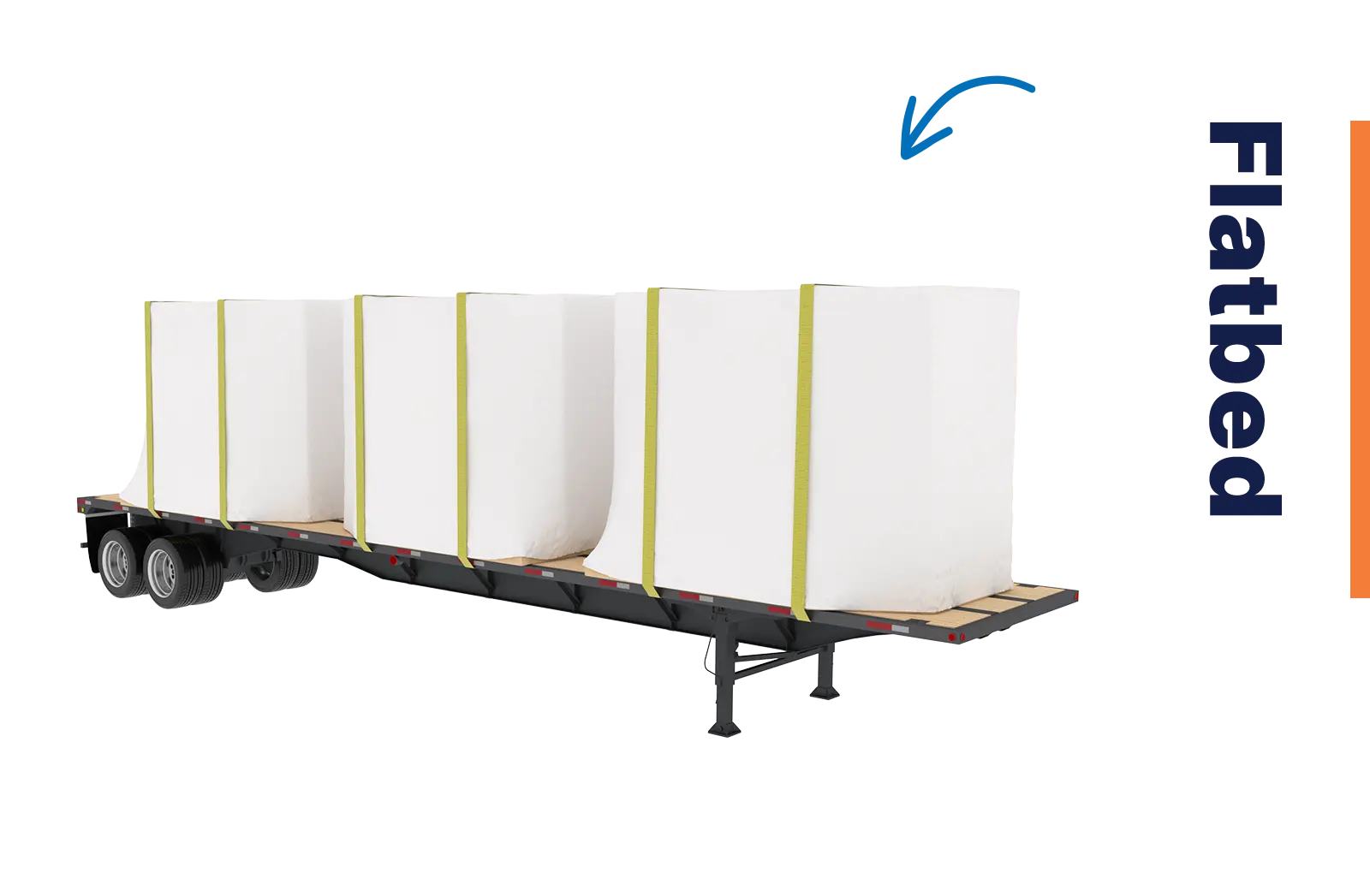 flatbed trailers for pods
